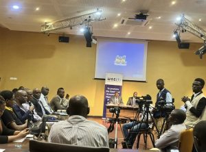 Read more about the article MSG members addressing the media on key achievements from the Uganda’s EITI Validation at Speke Resort Munyonyo